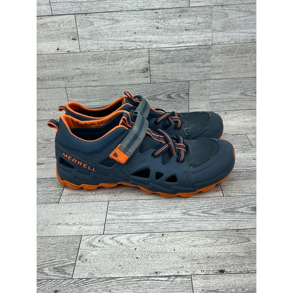 Merrell Boys Hydro 2.0 Navy Orange Water Hiking Shoes MC59705 Size 3M Big Kid